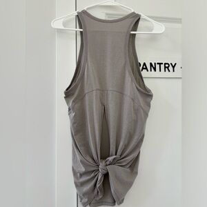 lululemon cotton tie up tank